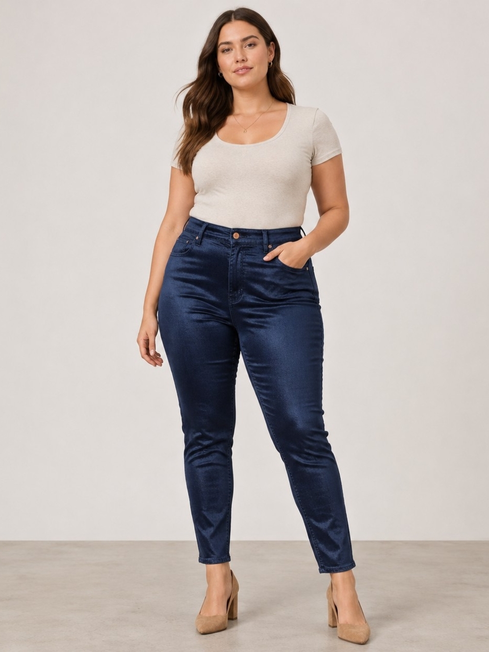 Levi's High-Rise Skinny Jeans in Deep Navy
